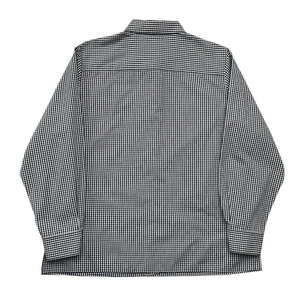 Orvis Men's Size 17" Black & White Check Button Down‎ Shirt - Picture 6 of 10